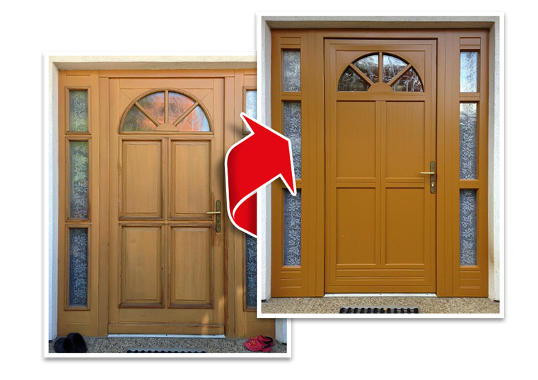 Türen Aluminiumverkleidung